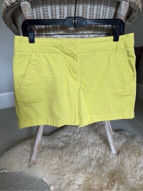 J. Crew Yellow Chino Shorts